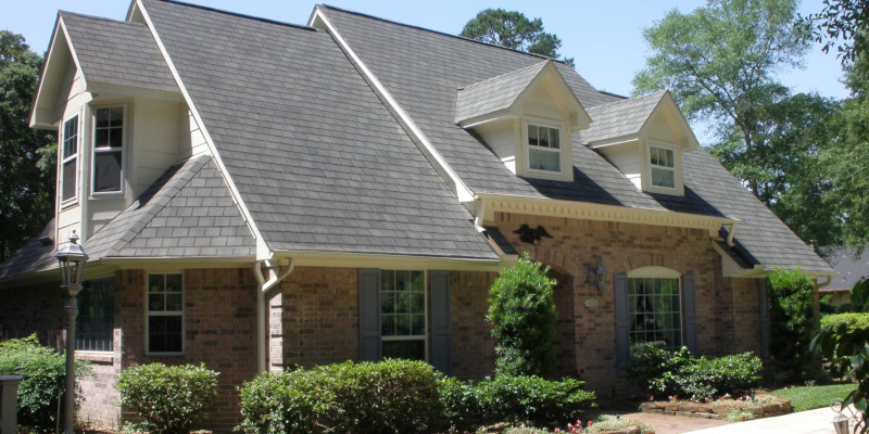 Roof after soft wash cleaning by Maverick Softwash